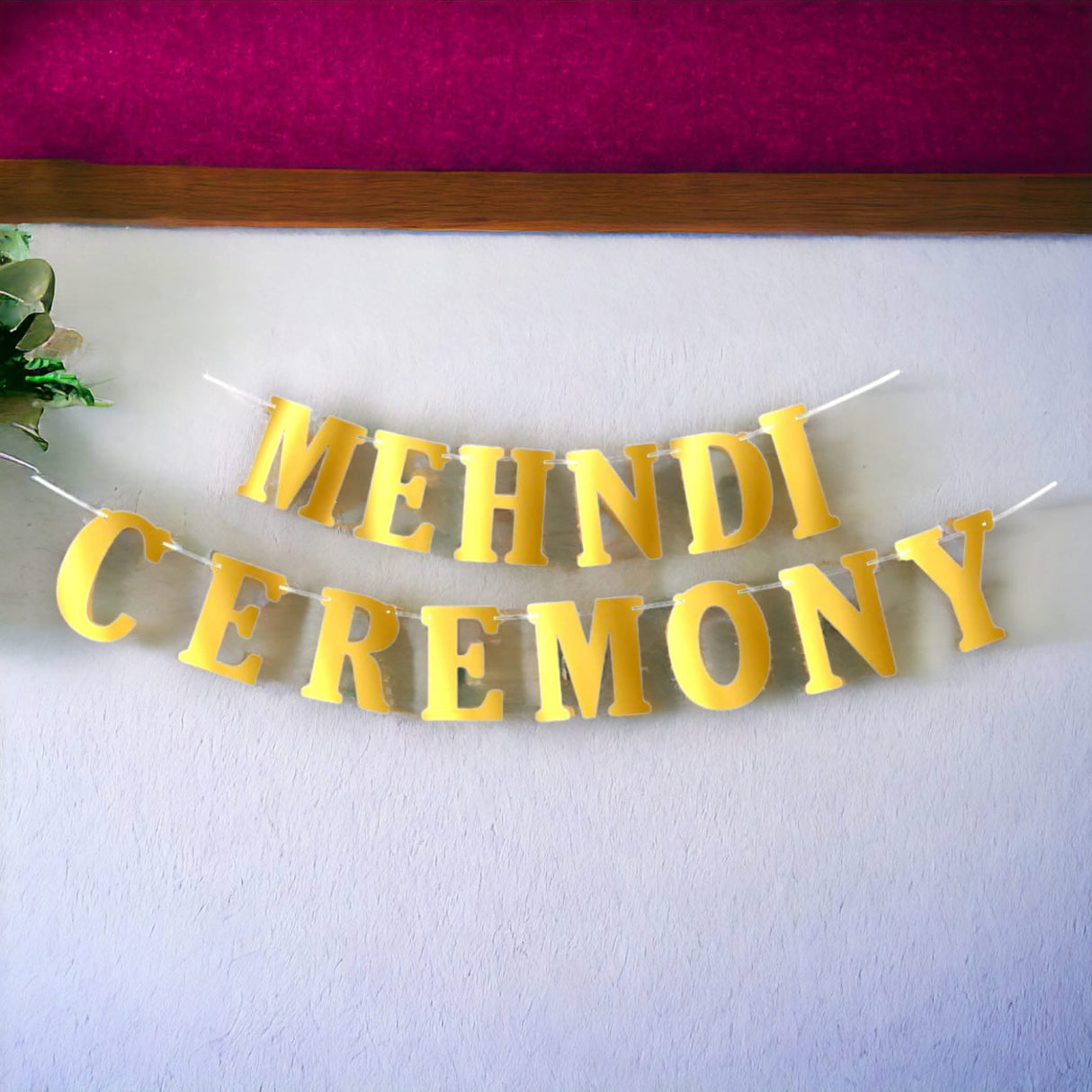 Mehndi Ceremony Banner Bunting Diy Indian Wedding Banner Sign Mehendi Backdrop Decoration Party Decorations Letter Banner Kit -mehendi Signs - LoveNspire