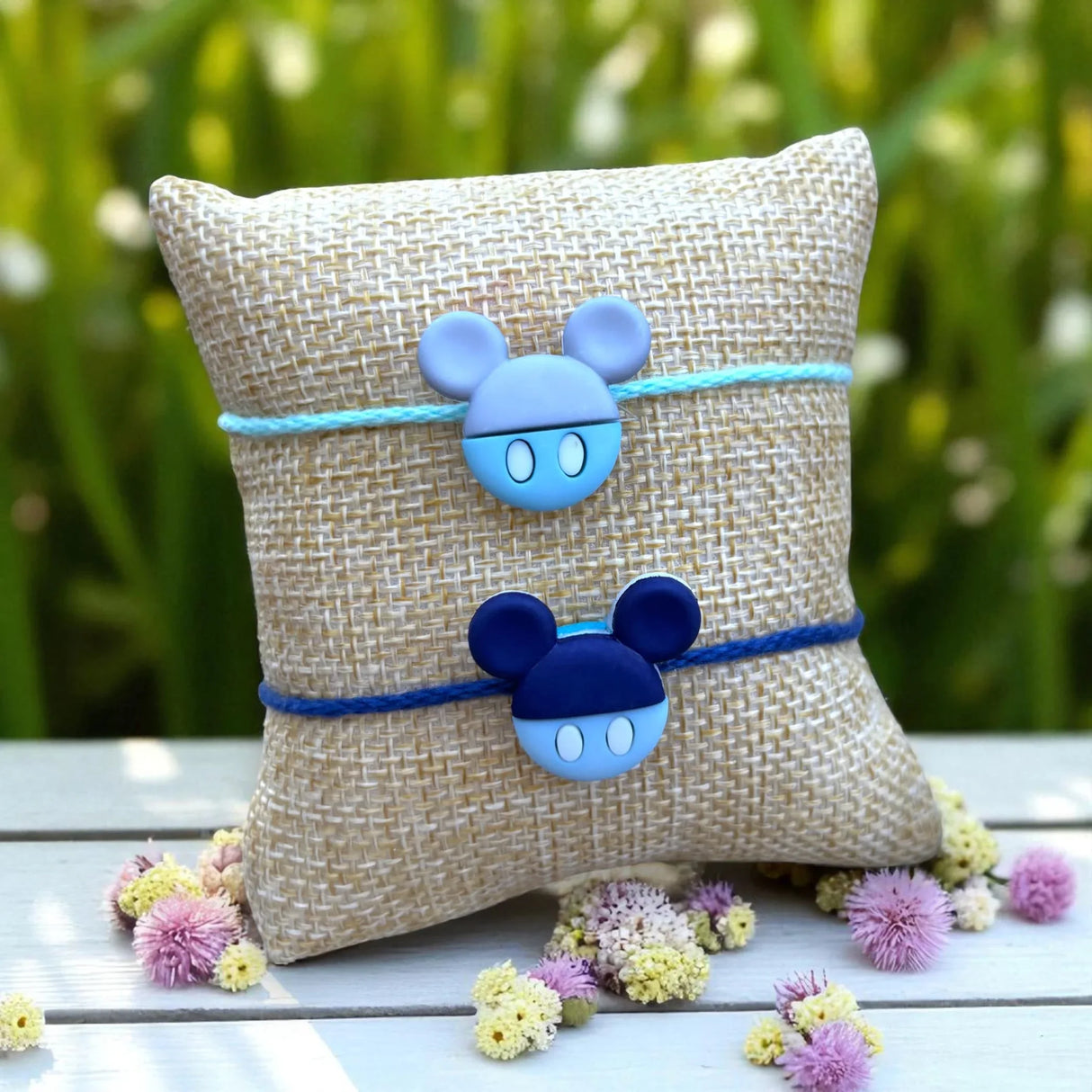 Mickey Mouse Rakhi, Rakhi for Baby Brother, Rakhri for Brother, Rakhi for Kid, Rakshabandhan, Rakhri, Raksha Bandhan - LoveNspire