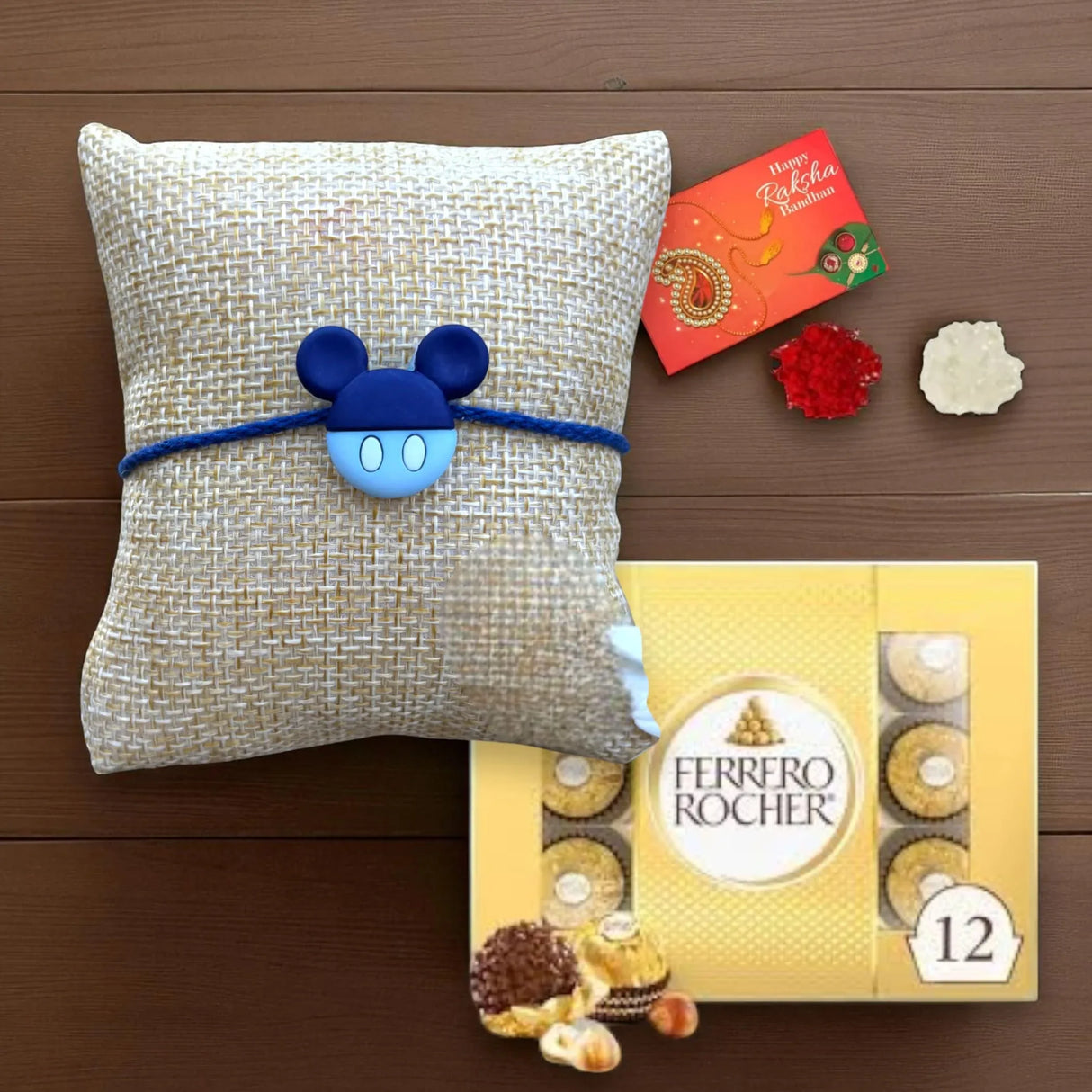 Mickey Mouse Rakhi, Rakhi for Baby Brother, Rakhri for Brother, Rakhi for Kid, Rakshabandhan, Rakhri, Raksha Bandhan - LoveNspire