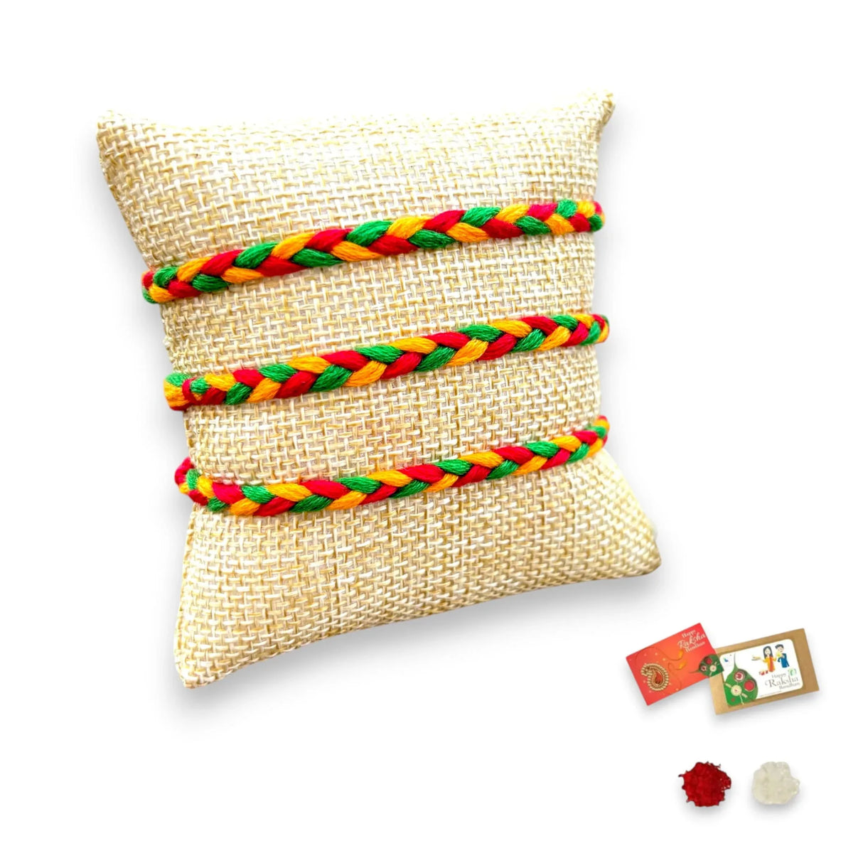 3CT Minimalist Rakhi for Brother, Rakhi Card, Rakhi Bracelet Rakasha Bandhan Handmade Rakhi Gifts Traditional Rakhi with Tika Roli Greeting Card - LoveNspire