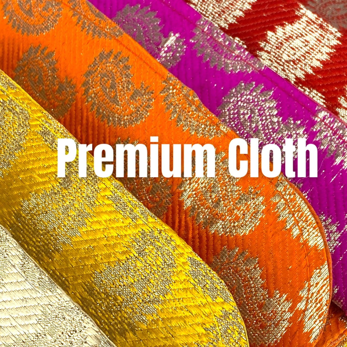 Pack of 5 Money Brocade Fabric Envelopes for Cash Decorative Gotta Shagun Lifafa Gift Card Holder Lucky Cash Currency Holder Magnetic Tip Envelopes Wedding Diwali Gift - LoveNspire