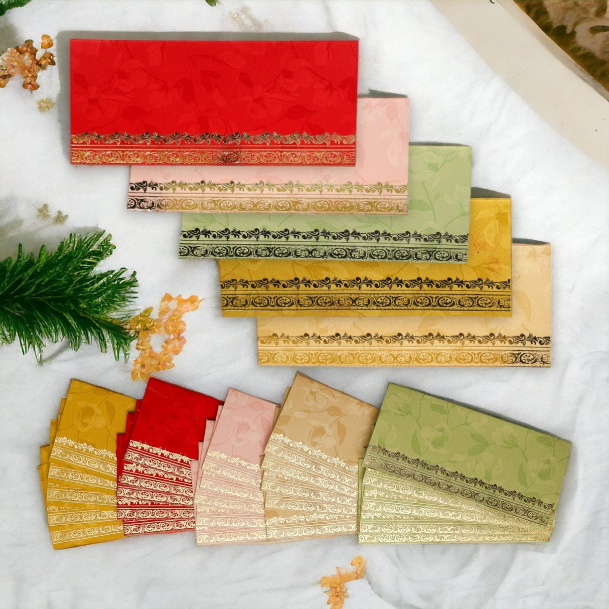 Money Envelopes for Cash Gifts Assorted Color Designs Money Holder Card Fancy Packet Lifafa Shagun Gift Envelope for Christmas Diwali Easter Birthday Wedding Eid - LoveNspire