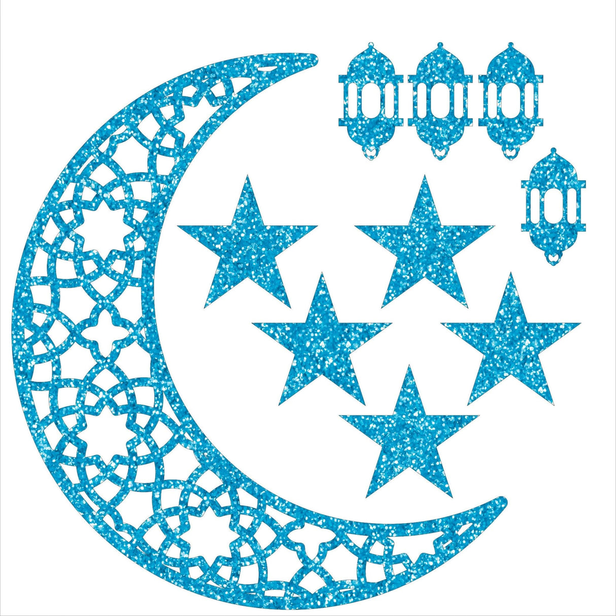 Moon Cutout for Backdrop, Eid Decoration, Moon Centerpiece Cut Out, Moon Cutout, Eid Mubarak, Eid Moon Stars, Eid Stars - LoveNspire