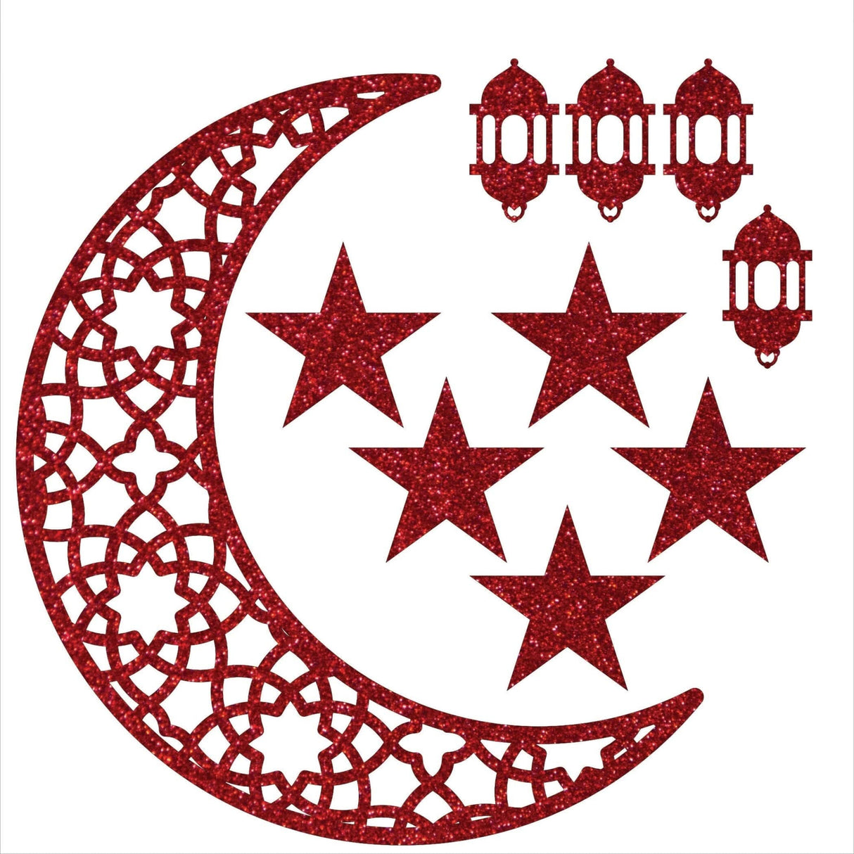 Moon Cutout for Backdrop, Eid Decoration, Moon Centerpiece Cut Out, Moon Cutout, Eid Mubarak, Eid Moon Stars, Eid Stars - LoveNspire