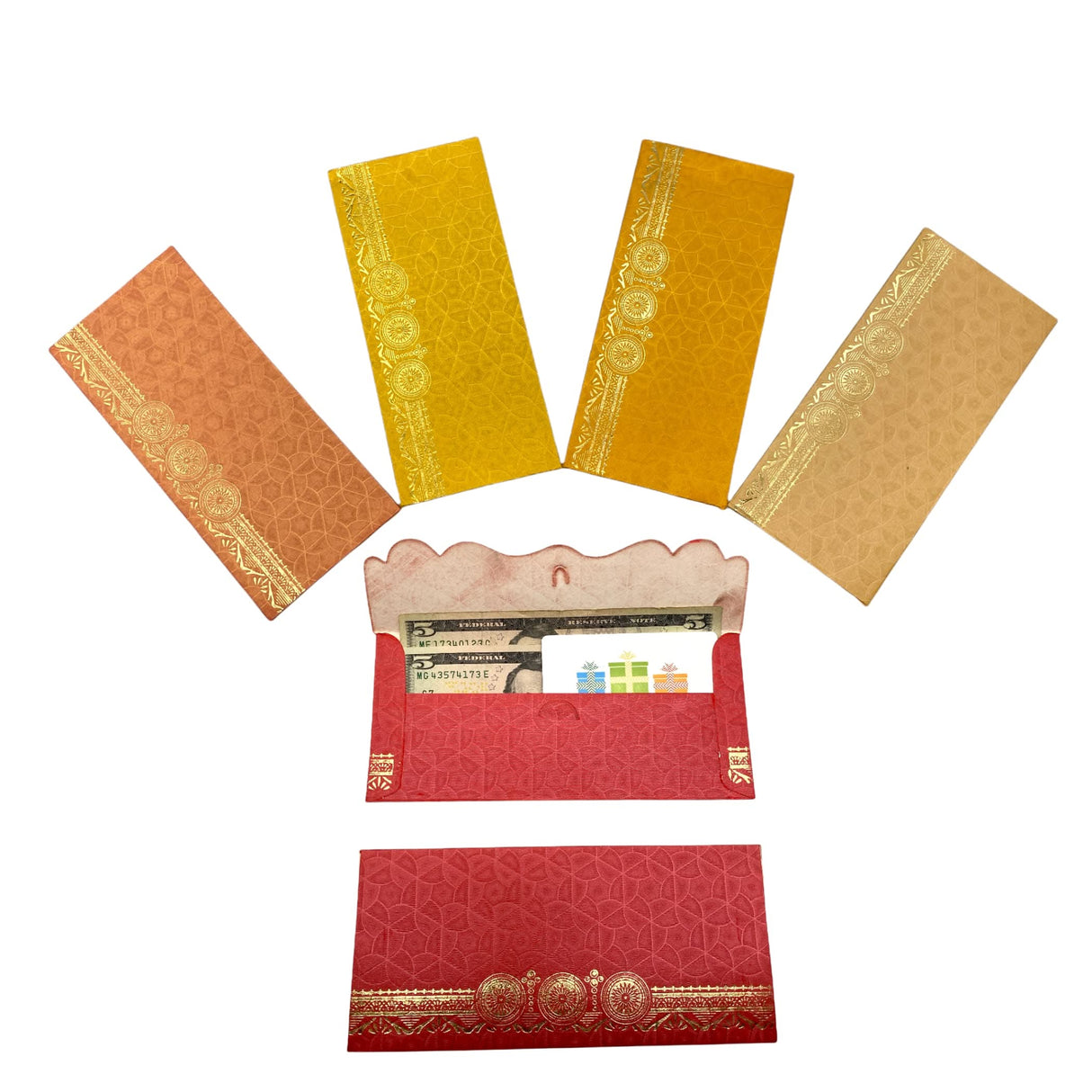 Assorted 3 Wheel Paper Shagunmoney Envelopes, Lucky Cash Gift Envelope, Gifts Card Holder,currency, Tip Evenvolopes, Eid Diwali Christmas Wedding - LoveNspire