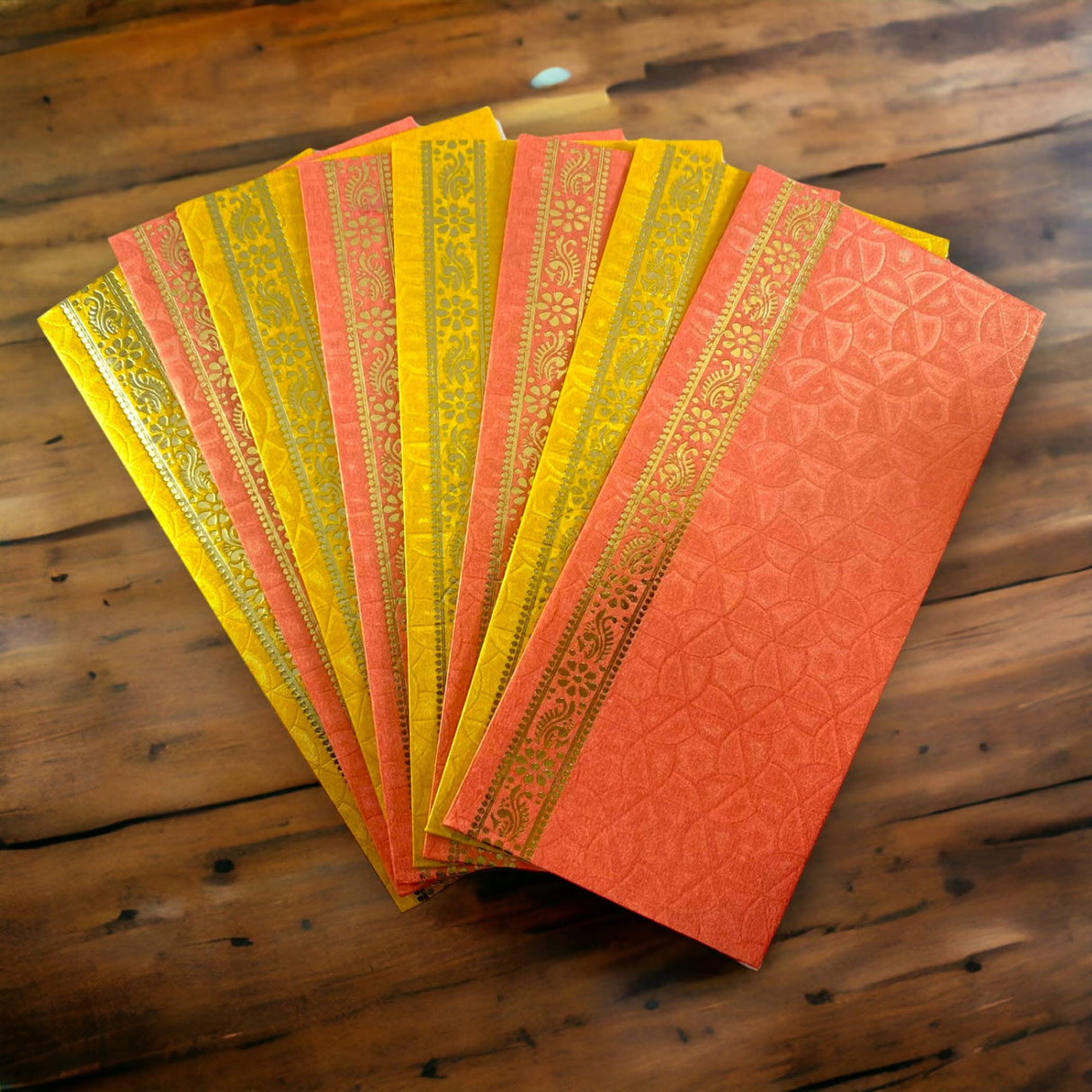 Pack of 10 Money Envelopes for Cash Assorted Indian Paper Shagun Lifafa Gift Cards Decorative Lucky Cash Gift Envelope Currency Holder Tip Envelopes Wedding Diwali Gift - LoveNspire