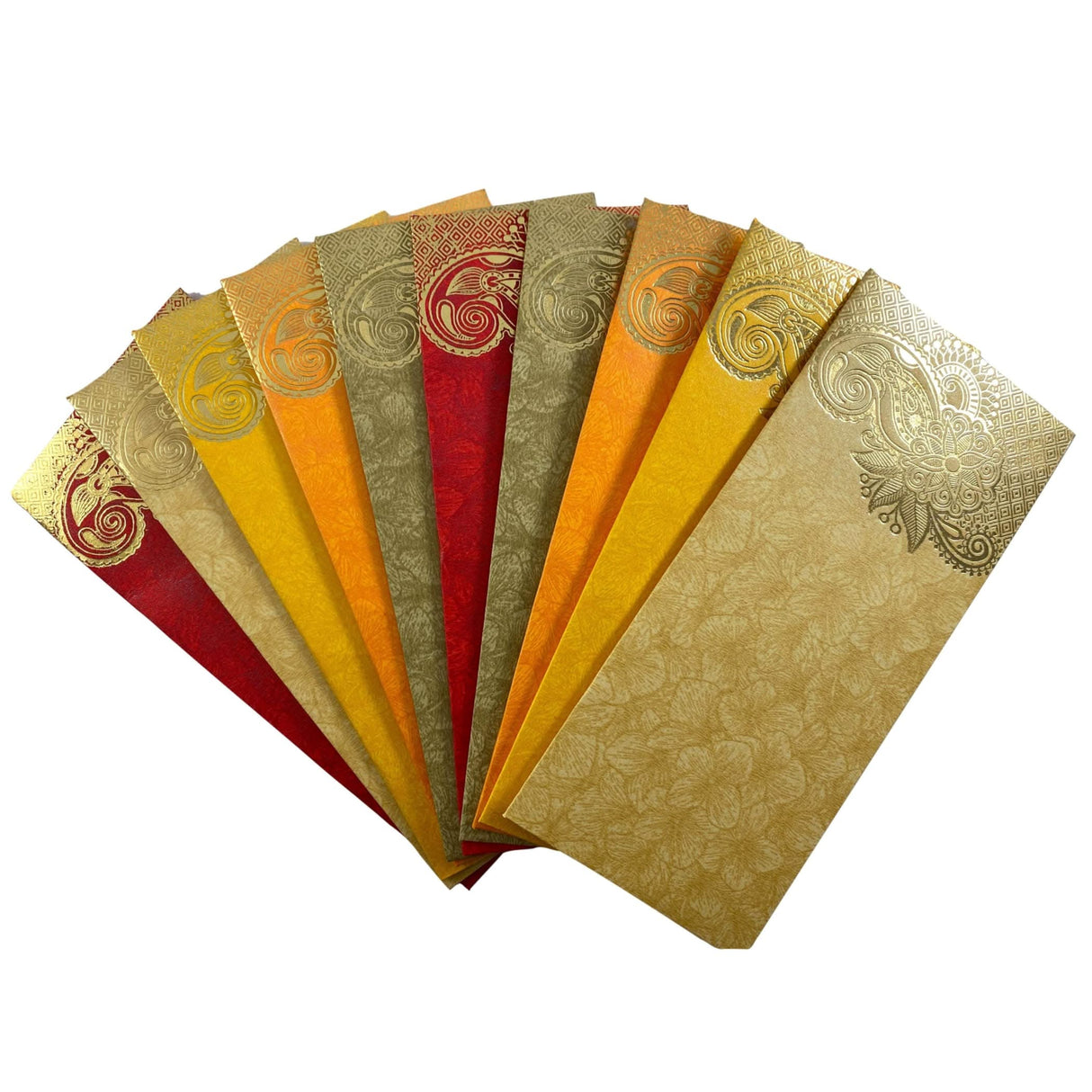 Money Envelopes for Cash Assorted Color Decorative Money Holder Card Paisley Paper Shagun Lifafa Gift Cards Lucky Cash Currency Holder Tip Envelopes Wedding Diwali Gift - LoveNspire