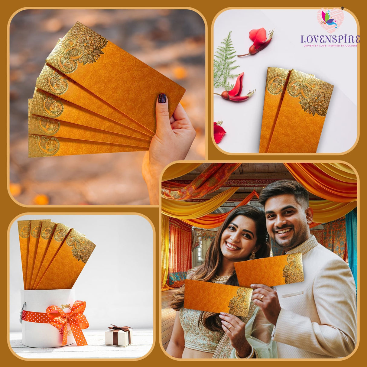 Money Envelopes for Cash Assorted Color Decorative Money Holder Card Paisley Paper Shagun Lifafa Gift Cards Lucky Cash Currency Holder Tip Envelopes Wedding Diwali Gift - LoveNspire