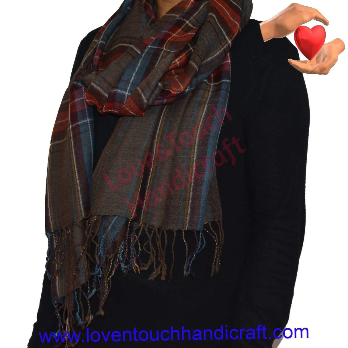 Pashmina Shawl, Kasmiri Stole , Christmas & Thanks Giving Gift, Gift for Her, Scarf for Her, Knit Shawl, Women Shawl Wrap, Bridal Shawl, Wedding Favors - LoveNspire