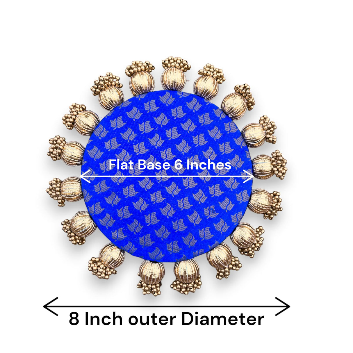 Patola Platter, Reversible Patola, Diwali Rangoli, Floor Rangoli, Platter Mat, Platter Stand, Platter Tray, Rangoli Mat, Rangoli Platter, Reversible Mat - LoveNspire