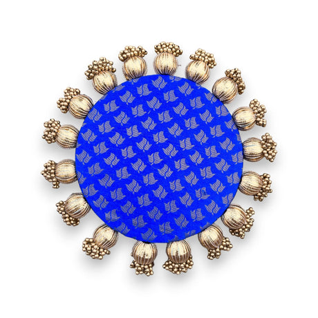 Patola Platter, Reversible Patola, Diwali Rangoli, Floor Rangoli, Platter Mat, Platter Stand, Platter Tray, Rangoli Mat, Rangoli Platter, Reversible Mat - LoveNspire