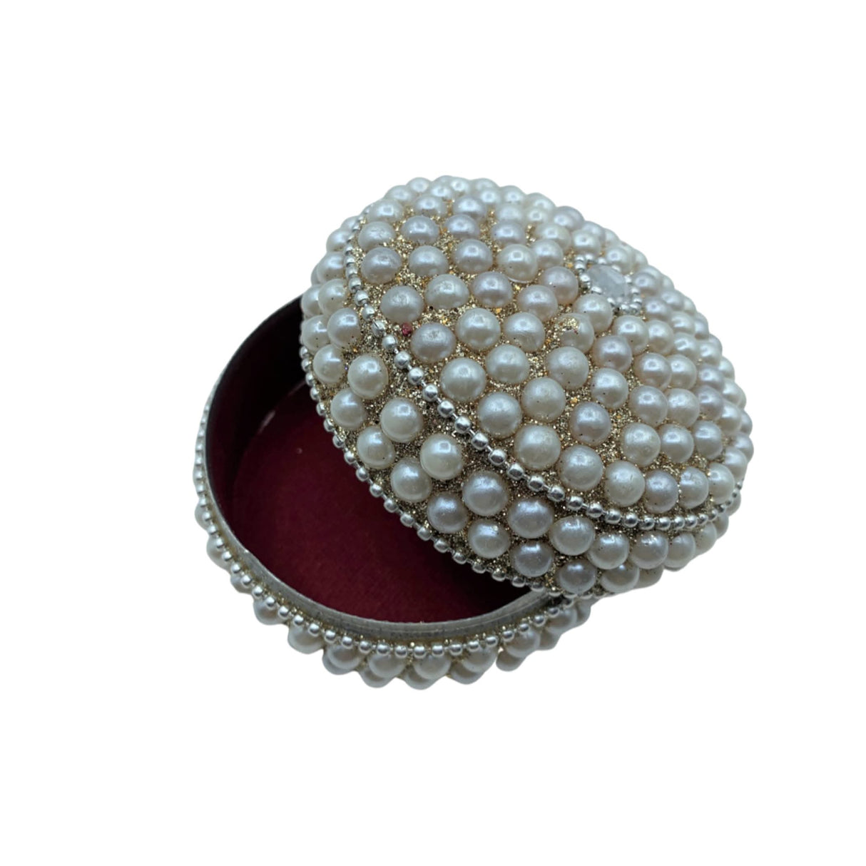 Pearl Jewelry Box for Women and Girls Travel Case Jewelry Organizer Gift Box Indian Pakistani Wedding Favor Diwali Gift for Mother’s Day Anniversary Housewarming - LoveNspire