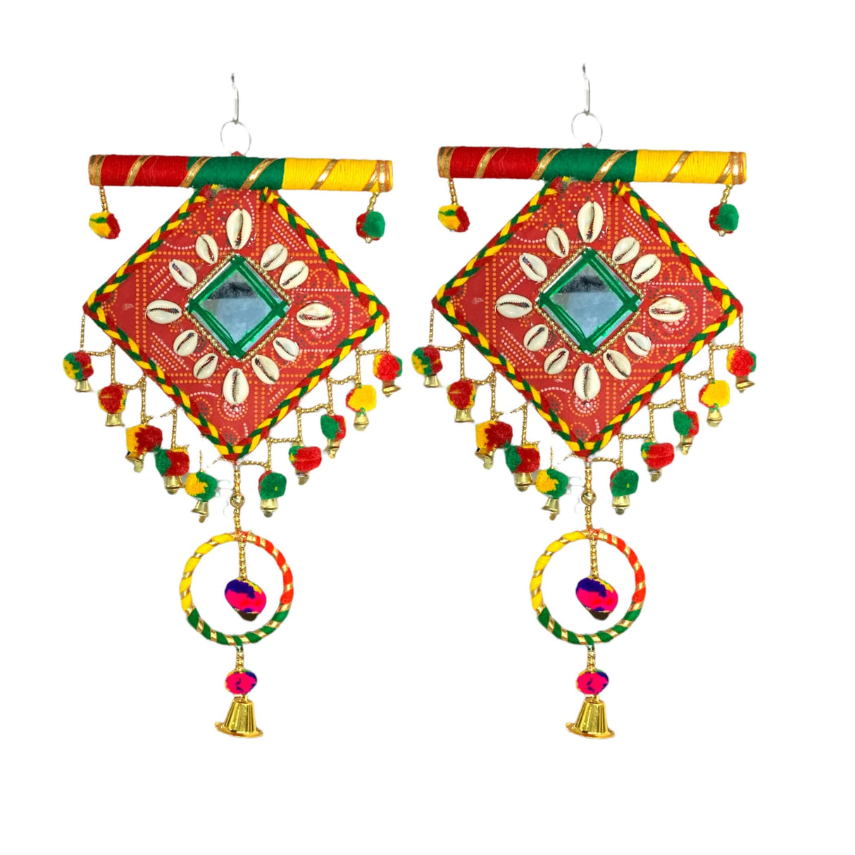 Wooden Rajasthani Wall Hanging Tapestry Decor for Bedroom Living Room Home Indian Ethnic Wall Decor Housewarming Gifts Diwali Decoration Wall Art Ornament - LoveNspire