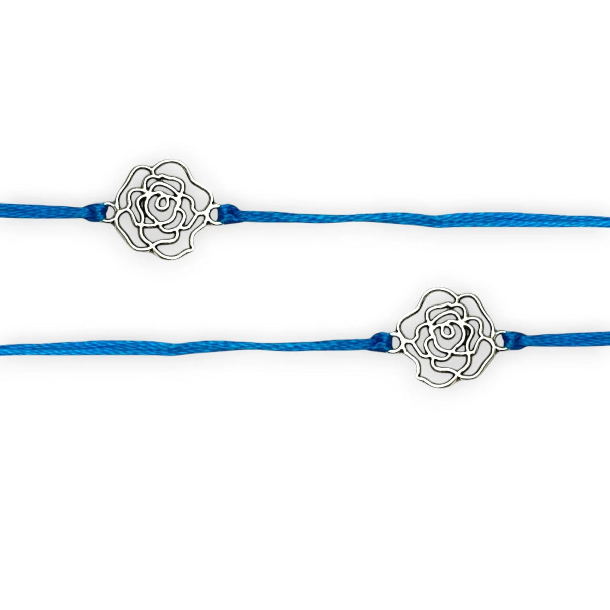 2CT Rose Charm Rakhi, Rakhri, Rakhi for Brother, Rakhi for Bhai, Rose Charm Rakhi, Rose Rakhi, Rakhi Usa, Rakshabandhan - LoveNspire