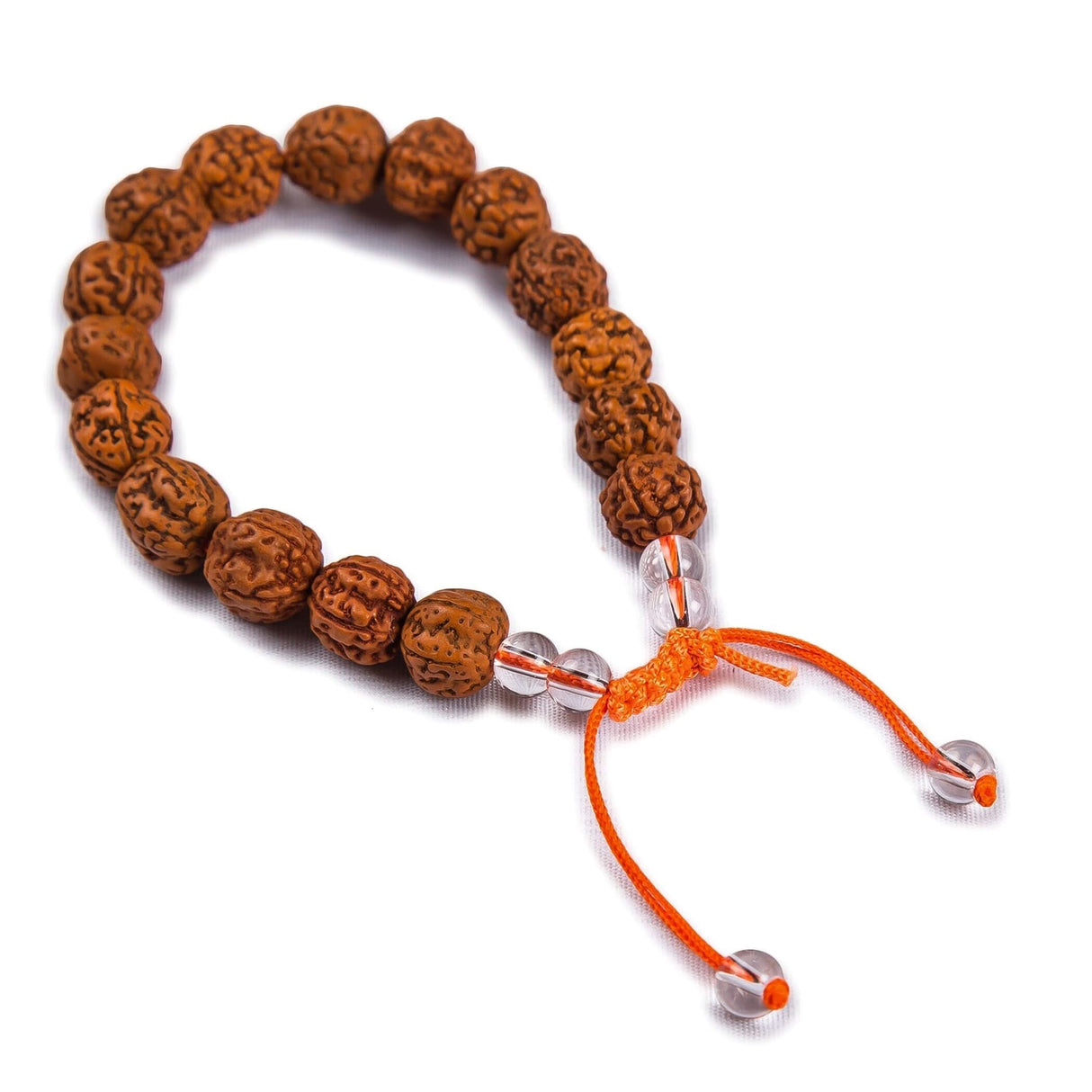 5 Mukhi Rudraksha Bracelet Suitable for Yoga, Meditation 5 Face Nepali Rudraksh Natural Healing Mala Wrist Band Bead Adjustable Bracelet Daily Fashion Wear Men (approx. 8.5 Mm) - LoveNspire