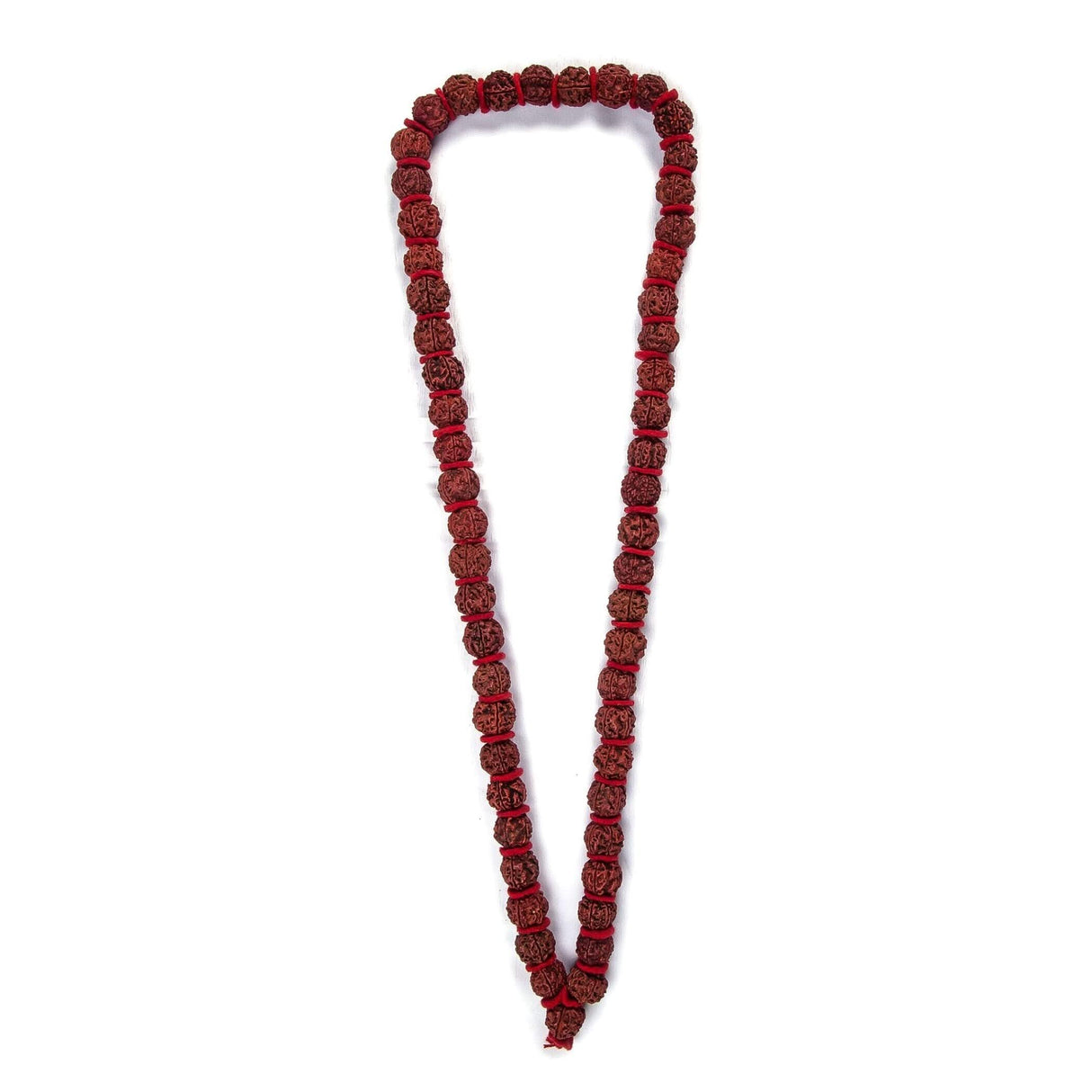 Certified Rudraksha Kantha Mala + Japa Bag Gaumukhi 5 Face (panchmukhi) Himalayan Authentic Genuine Rudraksh Rosary Garland Jaap Religious Tibetan Mala Beads Necklace - Puja Yoga Meditation - LoveNspire