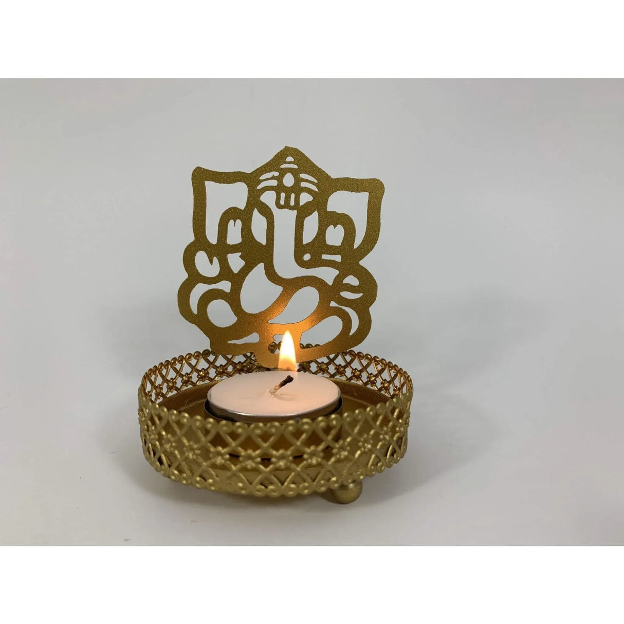 Shadow Ganesha Candle Holder , Housewarming Favor, Diwali Puja Favors, Ganesha Statues, Thamboolam Items, Navaratri Gift, Lord Ganesh, Ganapati - LoveNspire
