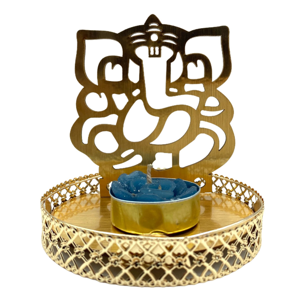 Shadow Ganesha Tealight Candle Holder Festival of Light Decorative T-light Holder for Diwali Christmas Hanukkah Thanksgiving Gift Diya Candle Holder for Centerpiece Dining Table Home Decor - LoveNspire