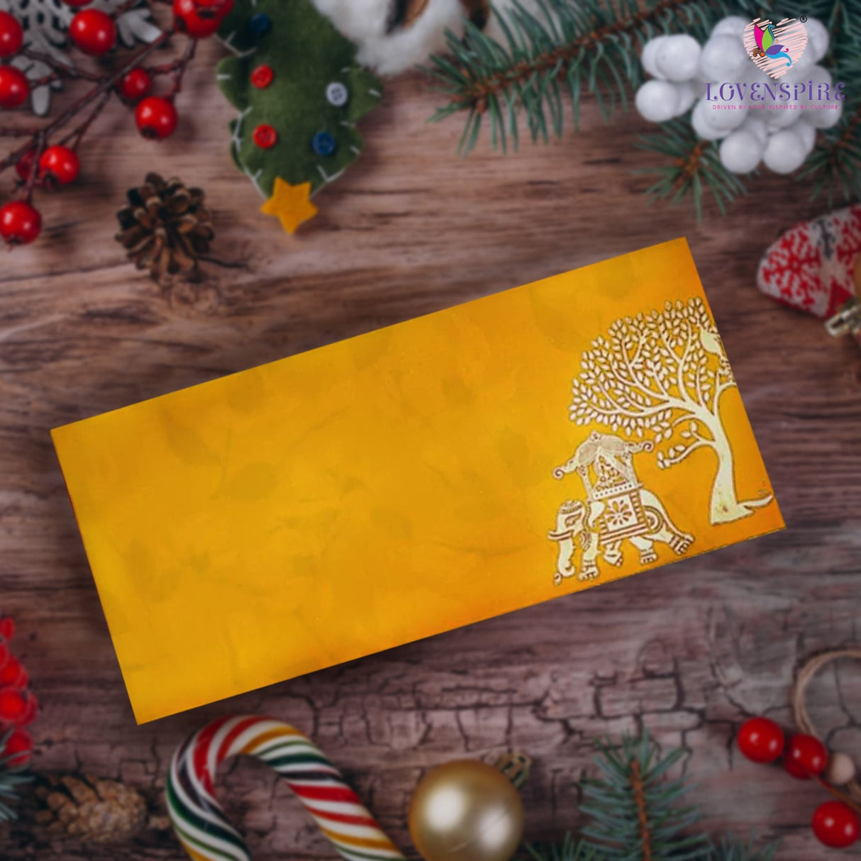 Shagun Gift Envelopes Assorted Color Doli on Elephant Tree Design Money Holder Fancy Packet Lifafa Money Envelope for Cash Gifts Christmas Diwali Easter Birthday Wedding - LoveNspire