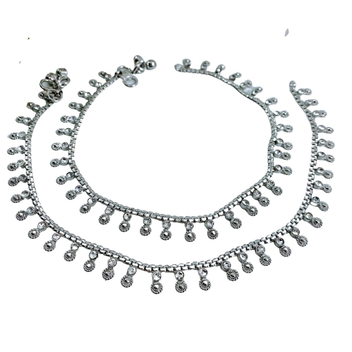 Silver Anklet, Anklets, Silver Anklets, Anklets for Women, Ankle Bracelet, Payal, Ankle Chain, Boho Ankle Bracelet, Panjeb - LoveNspire