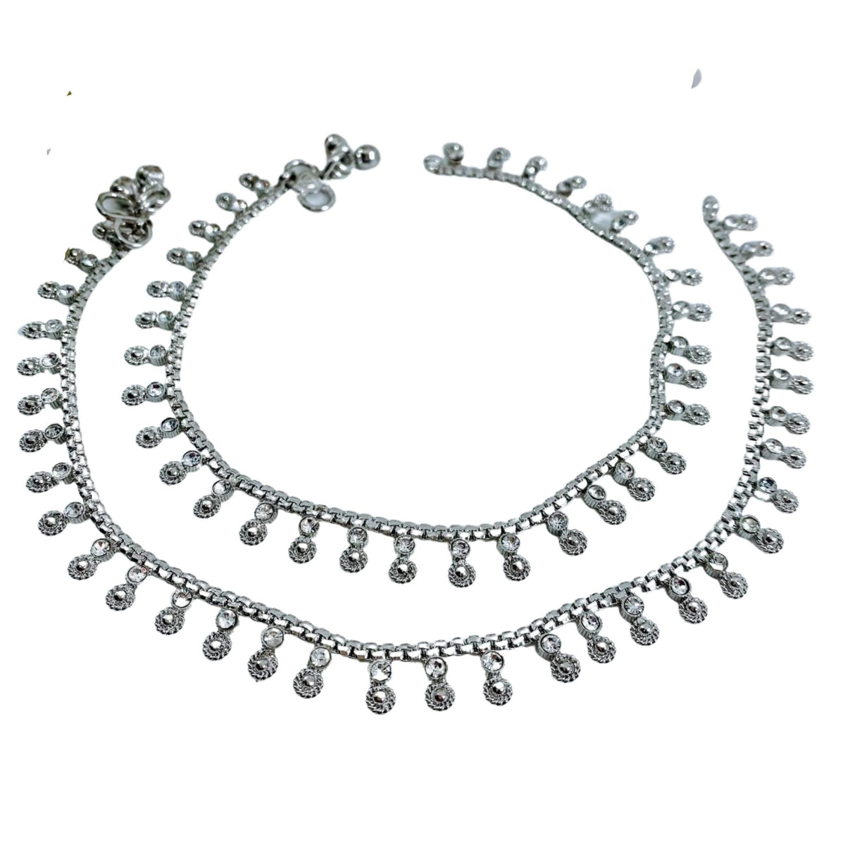 Silver Anklet, Anklets, Silver Anklets, Anklets for Women, Ankle Bracelet, Payal, Ankle Chain, Boho Ankle Bracelet, Panjeb - LoveNspire