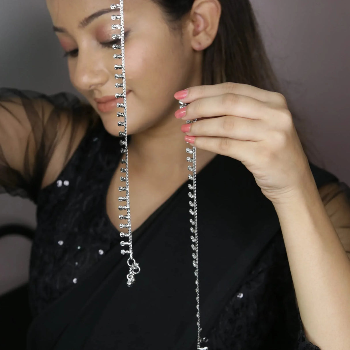 Silver Anklet, Anklets, Silver Anklets, Anklets for Women, Ankle Bracelet, Payal, Ankle Chain, Boho Ankle Bracelet, Panjeb - LoveNspire