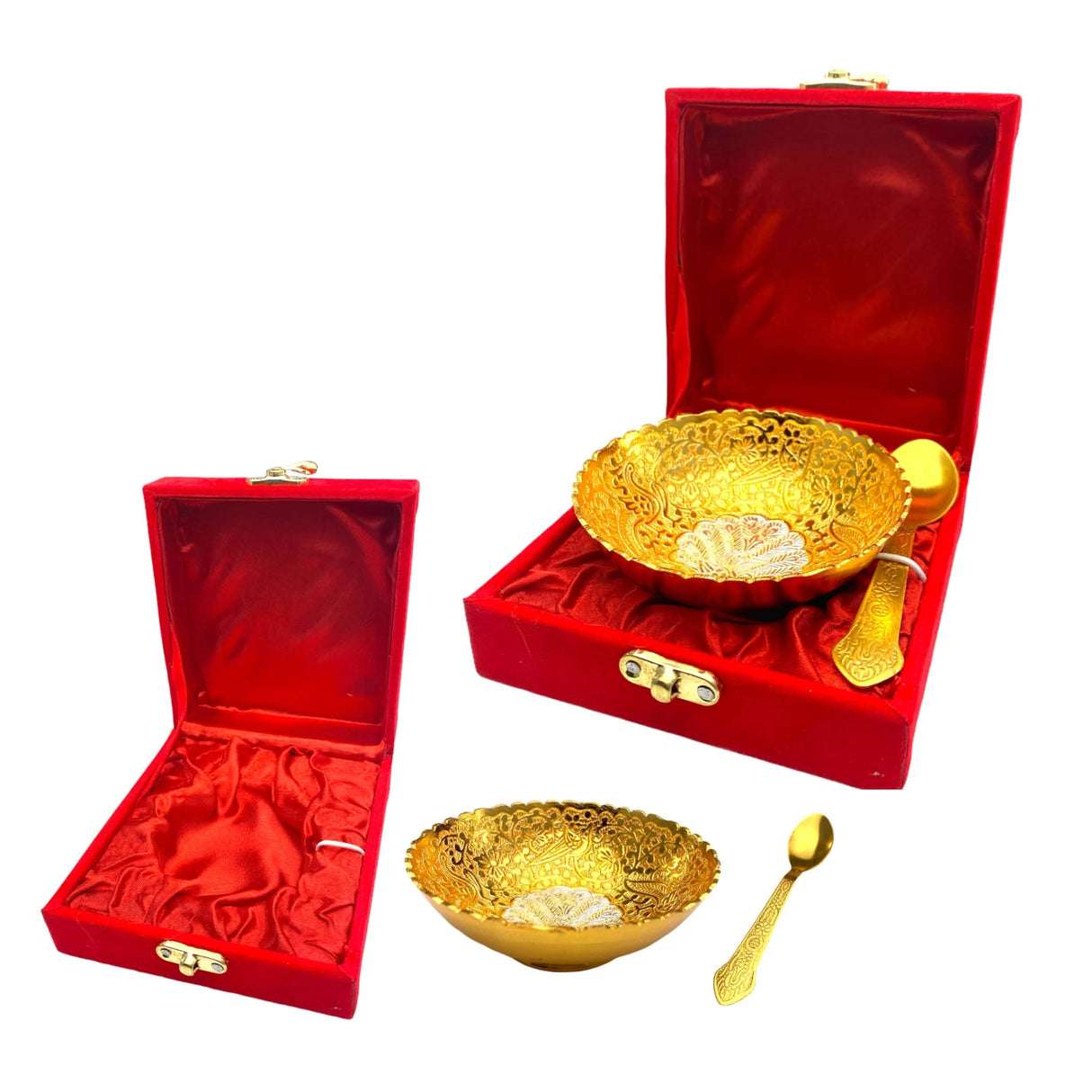 Gold Silver Plated Bowl Eid Gift Box, Eid Mubarak Gift, Ramadan Eid Gift, Islamic Gifts, Muslim Gift, Eid Favors, Eid Gift Hamper - LoveNspire