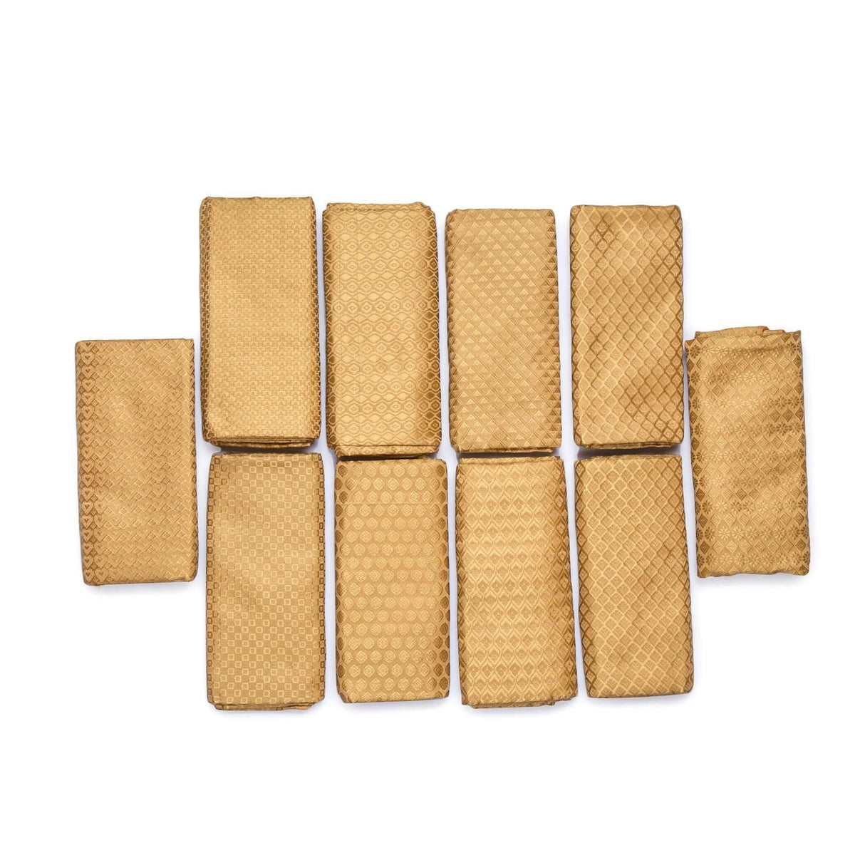 Golden Unstitched Saree Blouse Pieces Woven Brocade Fabric for Women Return Gifts for Pooja Housewarming Golden Colors - LoveNspire