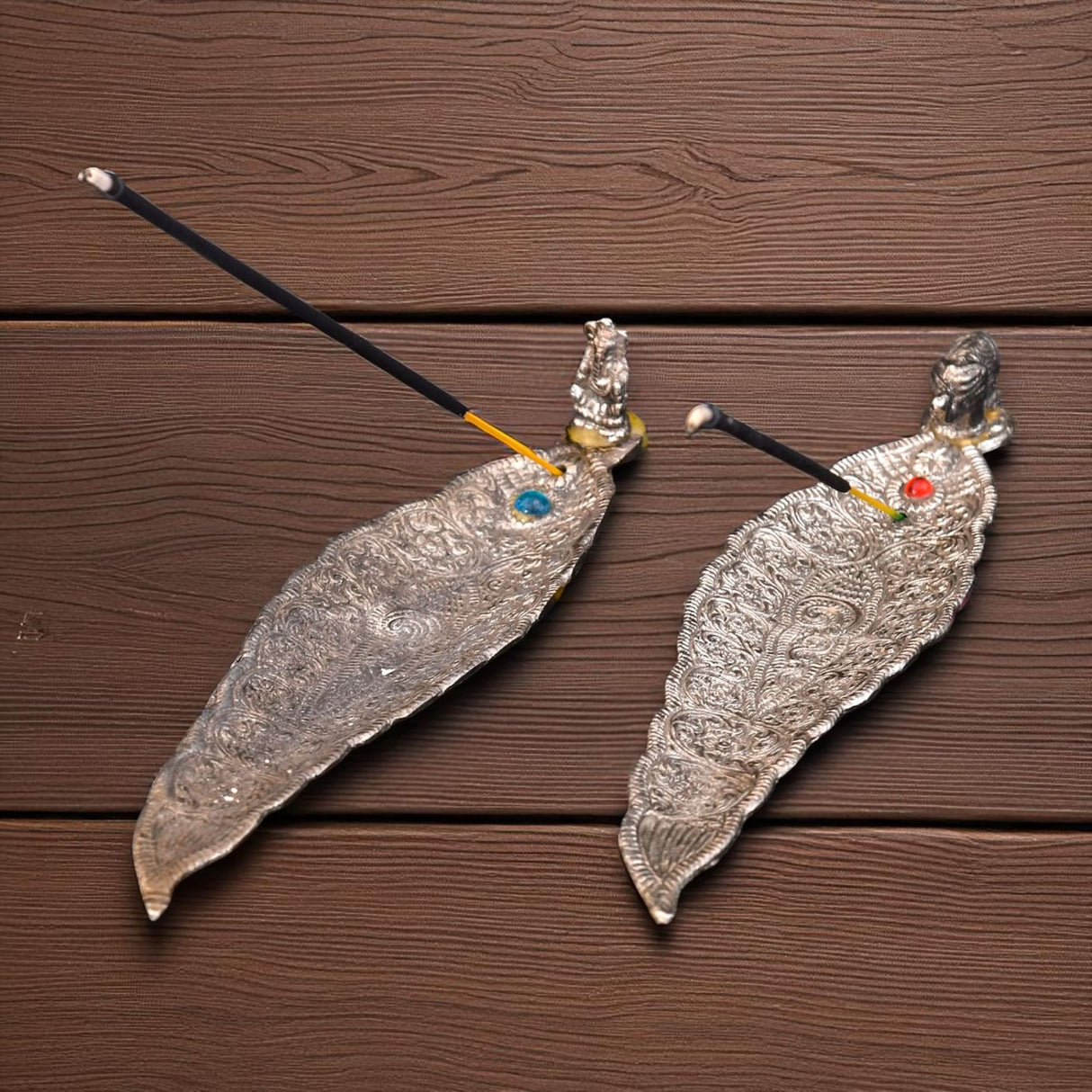 Leaf Incense Holder, Ganesha Incense Holder, Stick Incense Holder, Incense Stick Holder, Incense Holder Tray, Home Incense Holder, Stick Incense Holder - LoveNspire