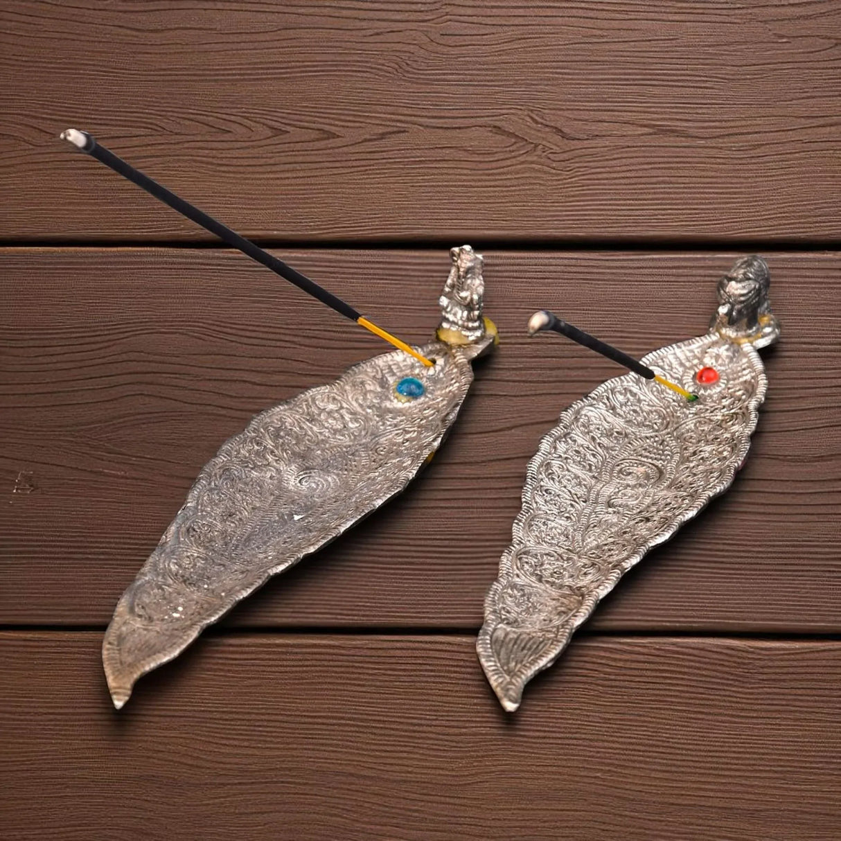 Leaf Incense Holder, Ganesha Incense Holder, Stick Incense Holder, Incense Stick Holder, Incense Holder Tray, Home Incense Holder, Stick Incense Holder - LoveNspire