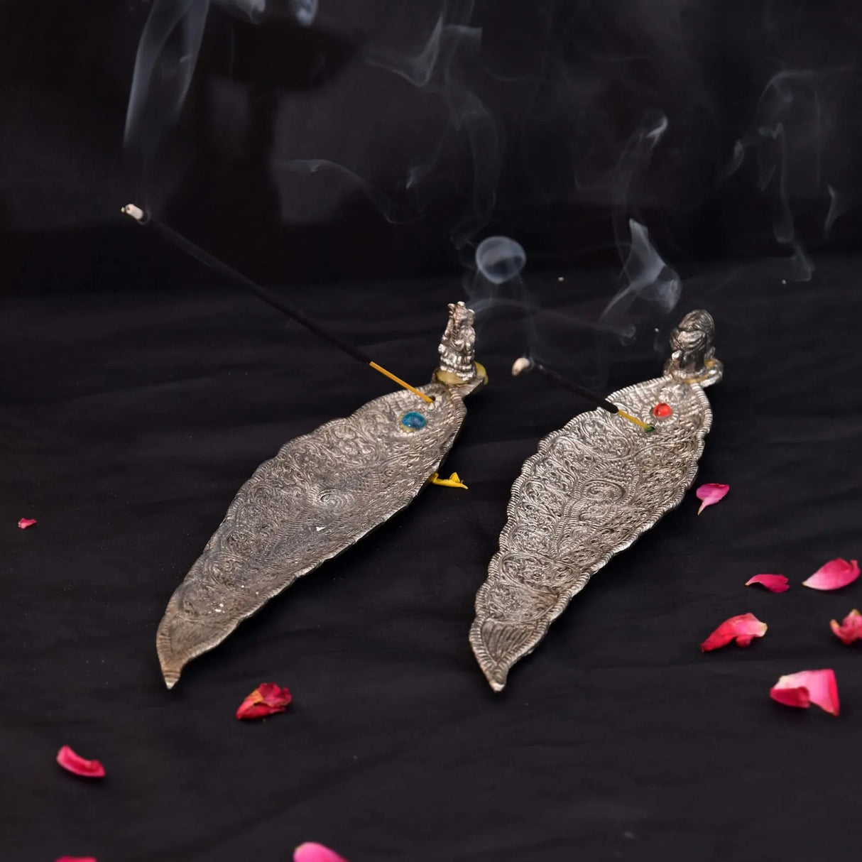 Leaf Incense Holder, Ganesha Incense Holder, Stick Incense Holder, Incense Stick Holder, Incense Holder Tray, Home Incense Holder, Stick Incense Holder - LoveNspire