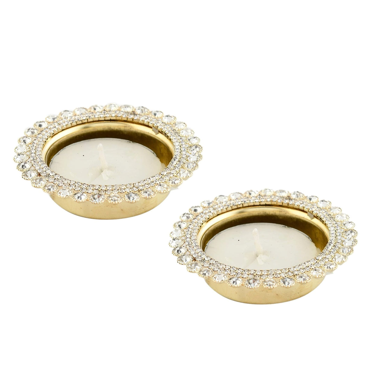 Tea Light Candle Holders Indian Decorative Candle Holder for Centerpiece Dining Table Office Home Temple Decor Housewarming Thanksgiving Gift Diwali Decoration Tealight Holder for Christmas - LoveNspire