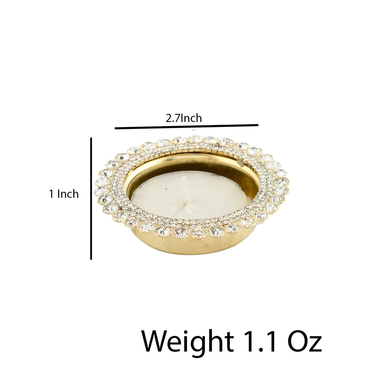 Tea Light Candle Holders Indian Decorative Candle Holder for Centerpiece Dining Table Office Home Temple Decor Housewarming Thanksgiving Gift Diwali Decoration Tealight Holder for Christmas - LoveNspire