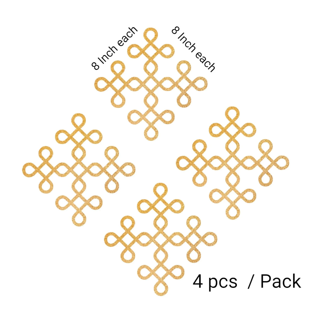 Traditional Muggu Kolam Cutout Diy Indian Backdrop Wall Decoration Stickers Puja Mandir Item Religious Cutout for Spiritual Home Styling Housewarming Gift - LoveNspire