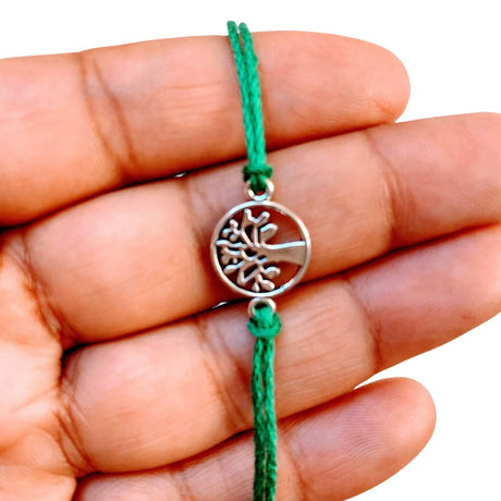 2CT Tree of Life Charm Rakhi for Brother, Raksha Bandhan, Rakhi, Raksha Bandhan Card, Tree of Life Rakhi, Rakhi for Bhai - LoveNspire