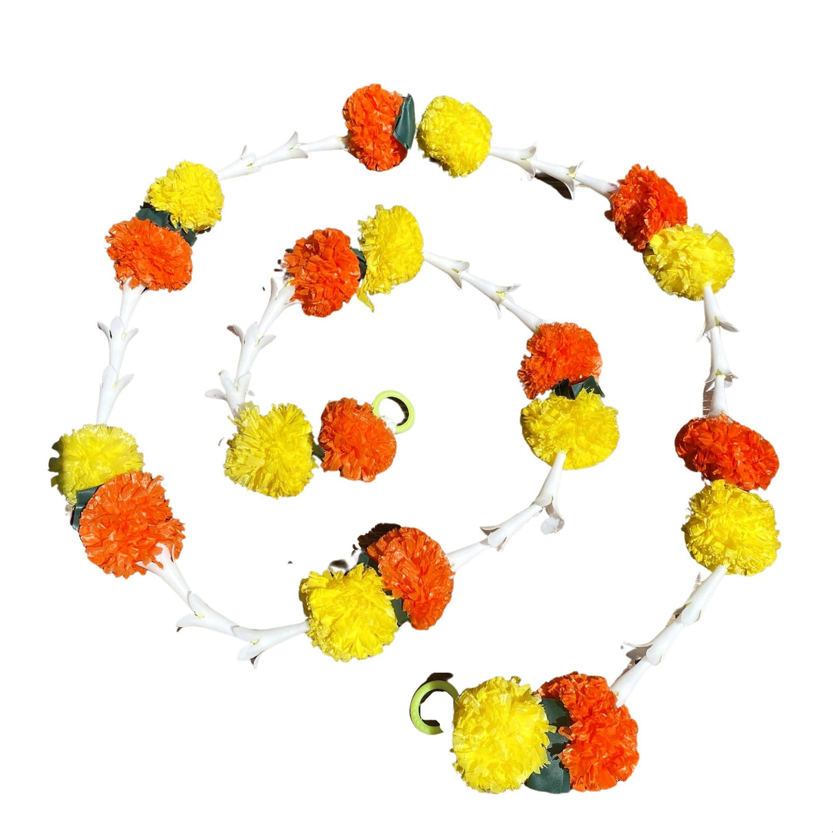 Tuberrose Marigold Mogra Flower String, Diwali Decoration, Diwali Decoration, Indian Pakistani Wedding, Deewali Decor - LoveNspire