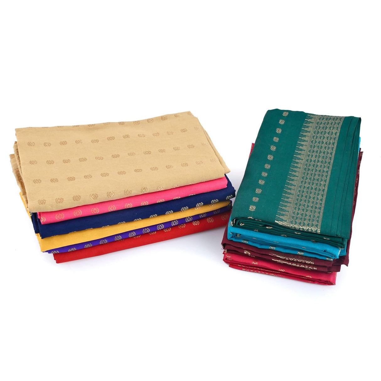 Unstitched Blouse Pieces CottonMix Assorted Blouse Piece for Women Varalakshmi Navratri Puja Return Gift - LoveNspire