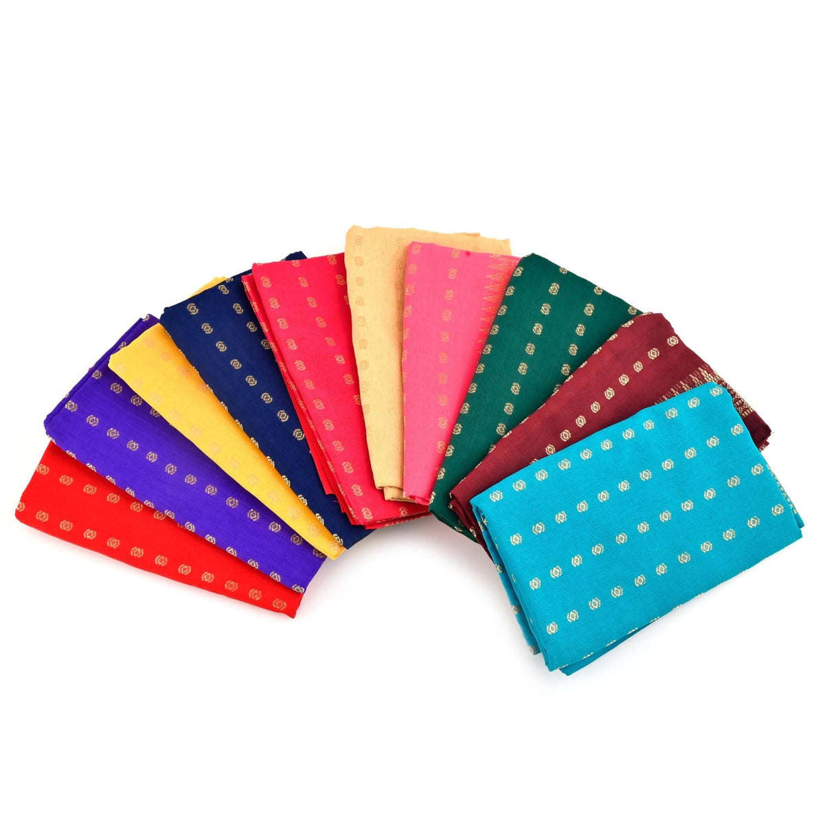 Unstitched Blouse Pieces CottonMix Assorted Blouse Piece for Women Varalakshmi Navratri Puja Return Gift - LoveNspire