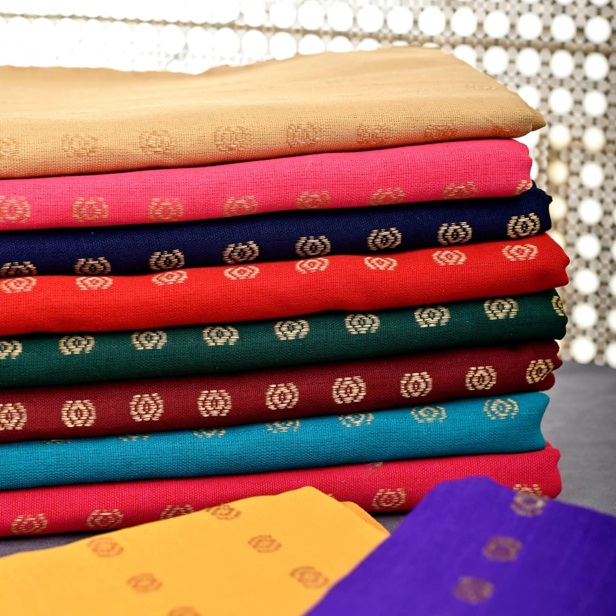 Unstitched Blouse Pieces CottonMix Assorted Blouse Piece for Women Varalakshmi Navratri Puja Return Gift - LoveNspire