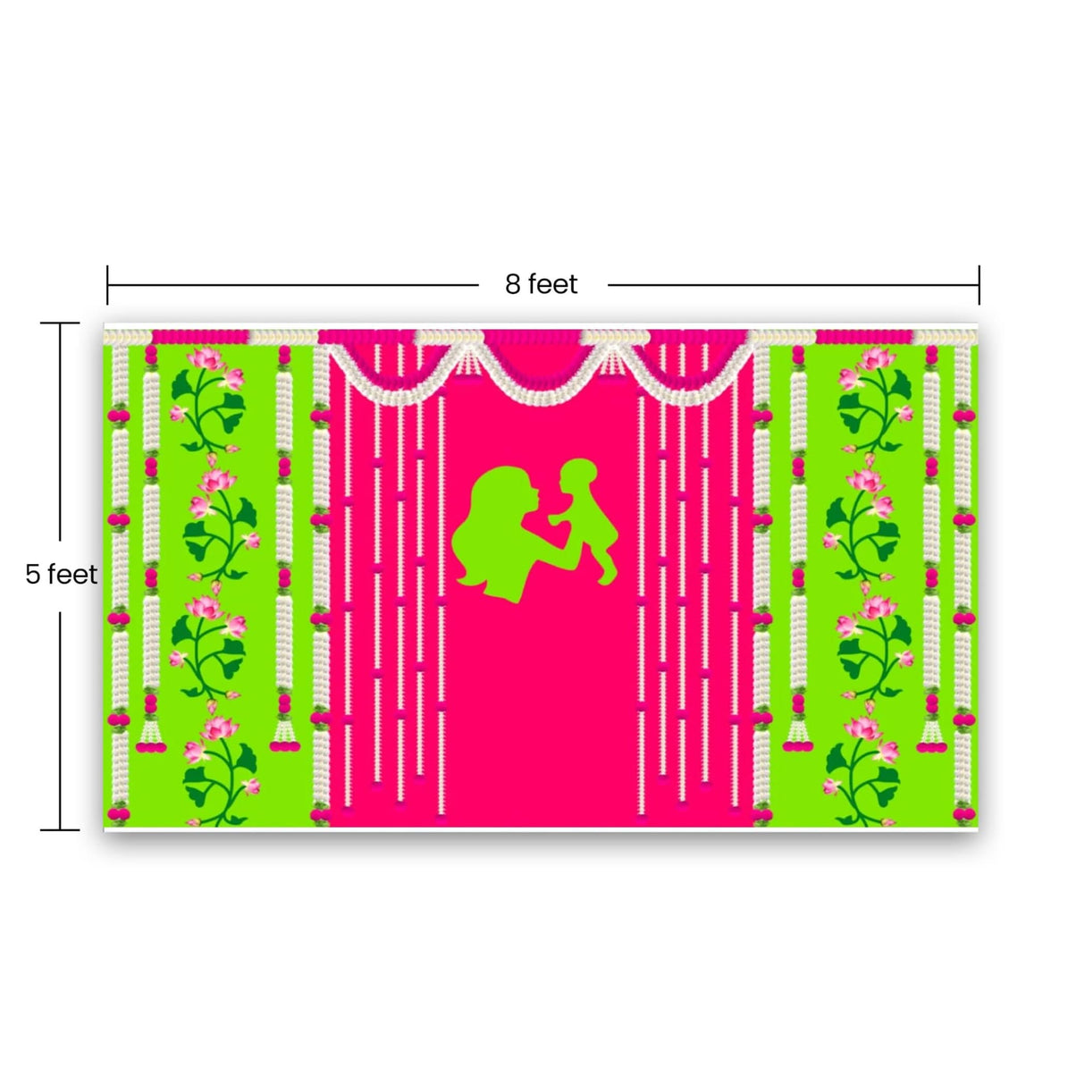 Valaikaappu Decor, Seemantham Banner, Seemantham Decor, Baby Shower Decor, Backdrop Baby Shower, Baby Shower Banner, Baby Shower Decor, - LoveNspire