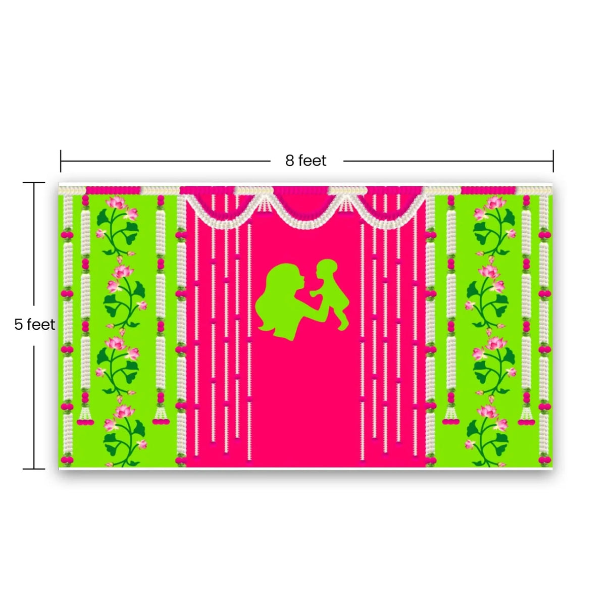 Valaikaappu Decor, Seemantham Banner, Seemantham Decor, Baby Shower Decor, Backdrop Baby Shower, Baby Shower Banner, Baby Shower Decor, - LoveNspire