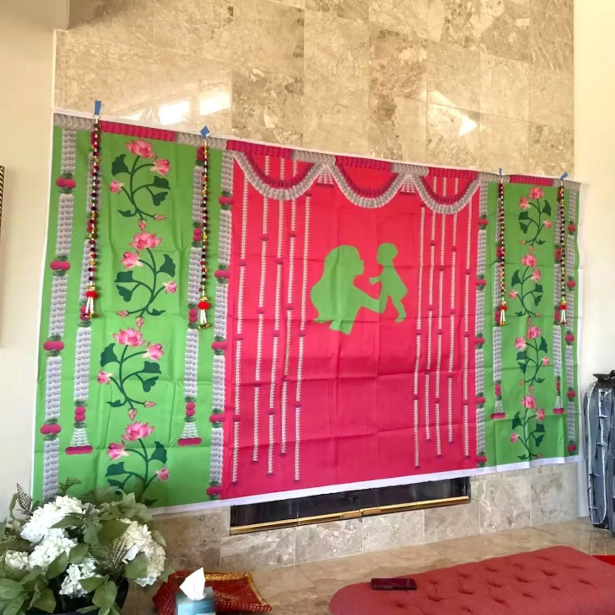 Valaikaappu Decor, Seemantham Banner, Seemantham Decor, Baby Shower Decor, Backdrop Baby Shower, Baby Shower Banner, Baby Shower Decor, - LoveNspire