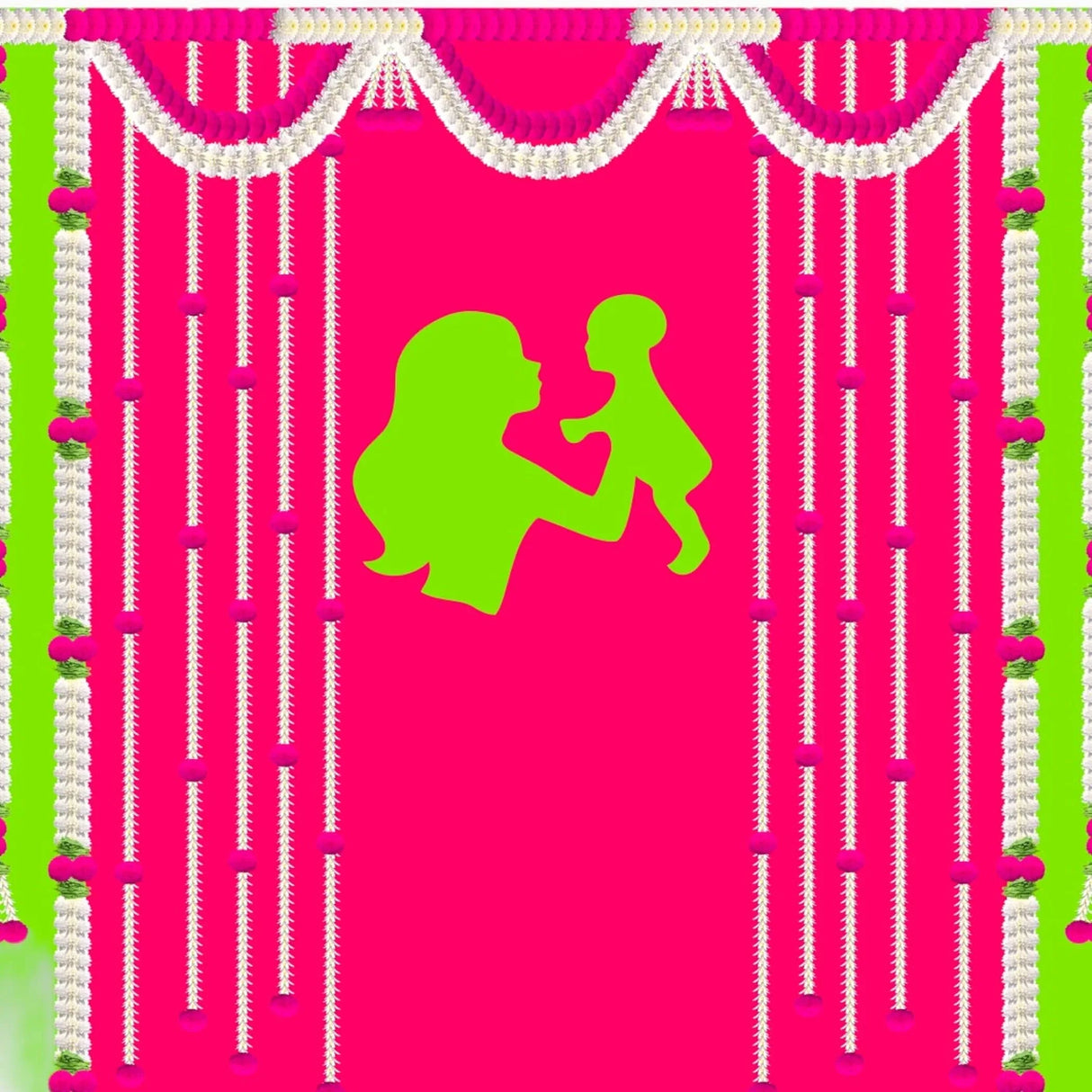 Valaikaappu Decor, Seemantham Banner, Seemantham Decor, Baby Shower Decor, Backdrop Baby Shower, Baby Shower Banner, Baby Shower Decor, - LoveNspire