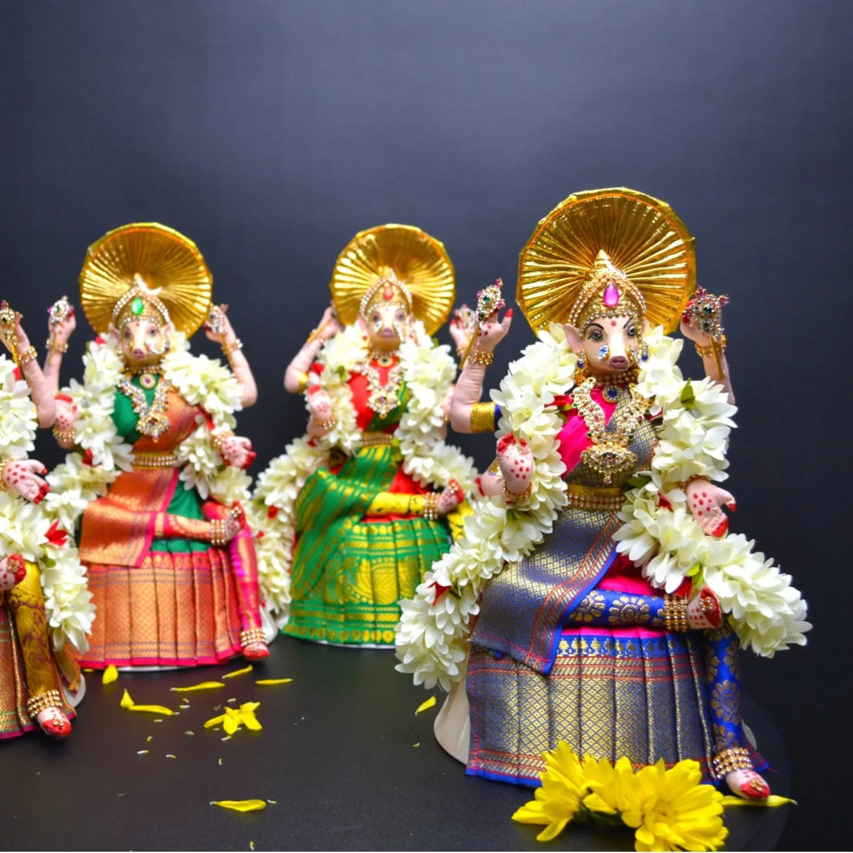 Varahi Amman Devi Doll Goddess Varahi Maa Statue Idol for Pooja Room Home Office Temple Decor Lord Vishnu’s Varaha Avatar - Housewarming Navaratri Gift - LoveNspire
