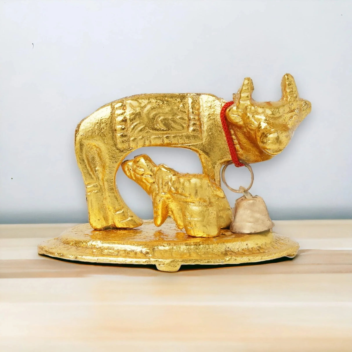 Varalakshmi Vratham Gift Hamper Navaratri Vratha Hindu Religious Teej Karva Chauth Bulk Pooja Housewarming Return Gifts - Potli Bags Haldi Kumkum Pack Kamdhenu Idol Statue Bindi - LoveNspire