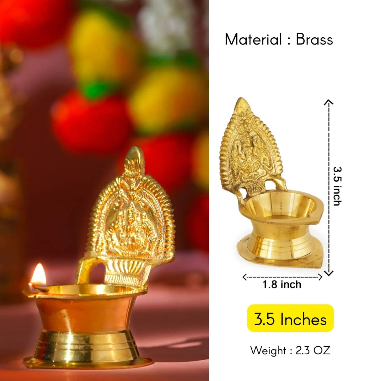 Varalakshmi Vratham Gift Hamper Navaratri Vratha Hindu Religious Teej Karva Chauth Bulk Pooja Housewarming Return Gifts - Potli Bags Haldi Kumkum Pack Kamakshi Diya Bindi Bangle Laxmi Feet - LoveNspire