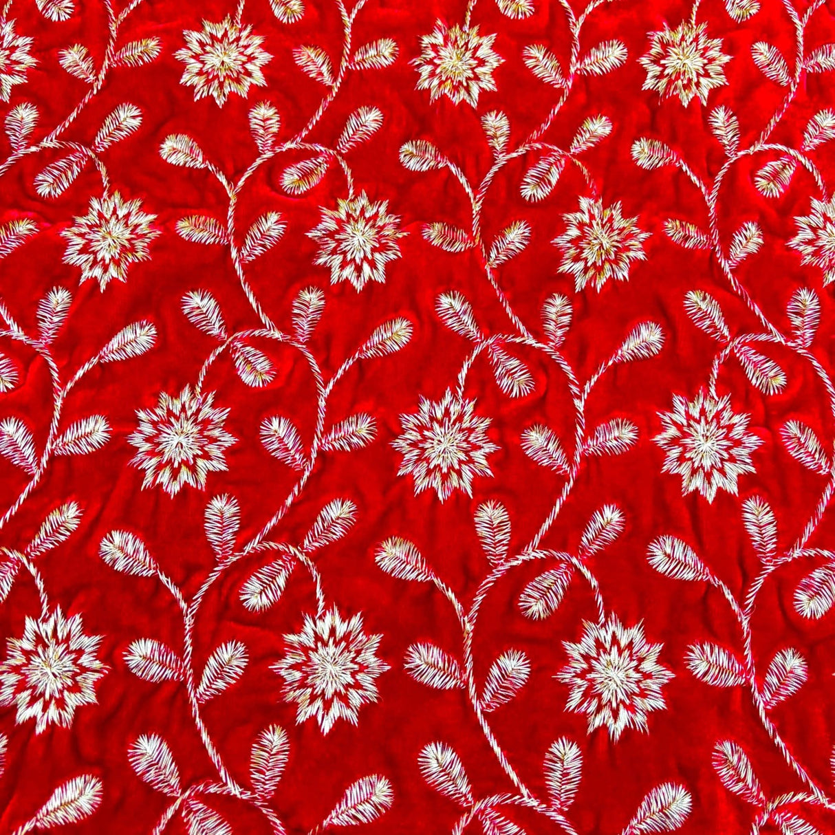 Velvet Pooja Mat Aasan Golden Zari Work Cloth for God Goddess Idol Puja Asan Mandir Temple Home Decor Base Chowki Asana Indian Festival Diwali Decoration Housewarming Gift Mata Ki Chunri - LoveNspire