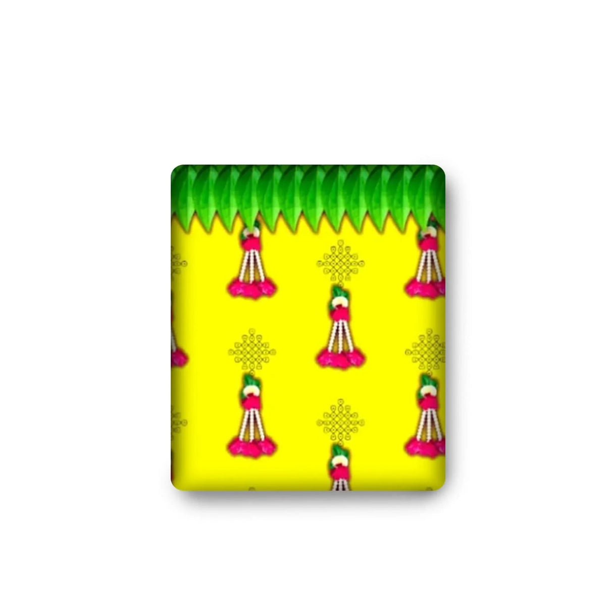 Yellow Tazzle Mango Leaf Backdrop, Pooja Backdrop Decoration, Indian Backdrop, Indian Decorations,housewarming Decor, Traditional Backdrop, Pooja Decoration - LoveNspire