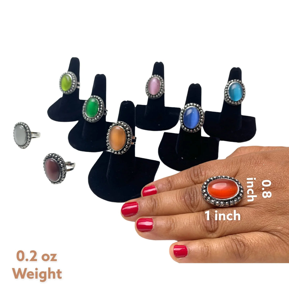 Zodiac Ring with Oxidised Plating Women Rings Open Wrap Finger Rings Adjustable Indian Bollywood Jewelry Antique Vintage Knuckle Boho Jewelry for Women - Gift for Her - LoveNspire