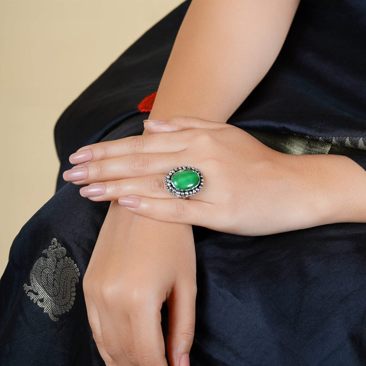 Zodiac Ring with Oxidised Plating Women Rings Open Wrap Finger Rings Adjustable Indian Bollywood Jewelry Antique Vintage Knuckle Boho Jewelry for Women - Gift for Her - LoveNspire